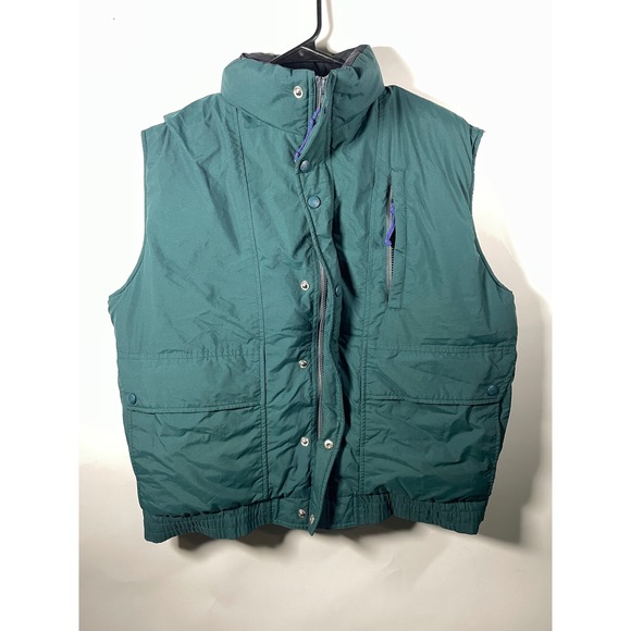 REI Men's Green Puffer Vest Sleeveless Jacket Outdoor Casual Layering Large - Picture 1 of 7